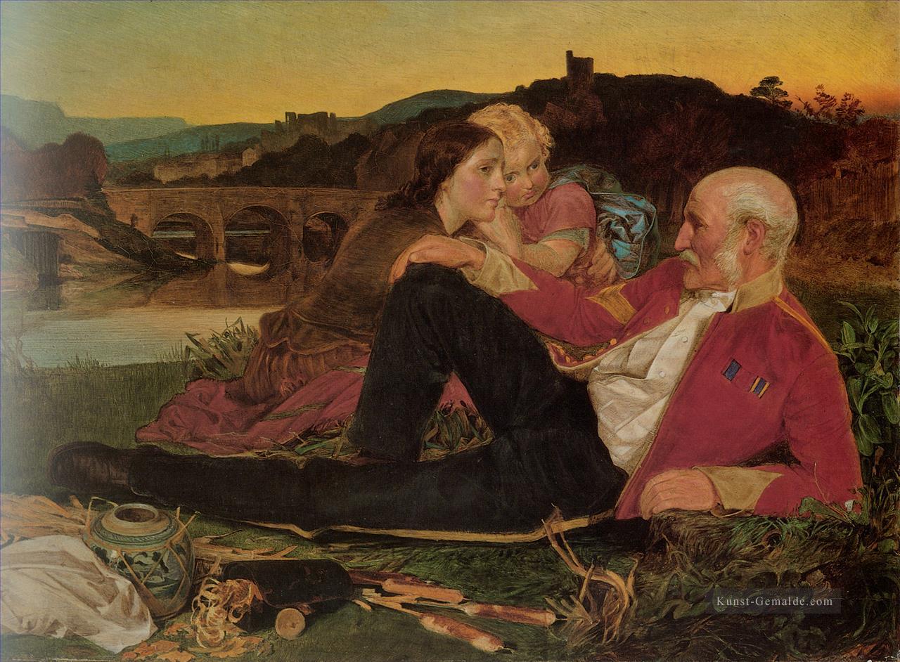 Herbst viktorianisch maler Anthony Frederick Augustus Sandys Ölgemälde